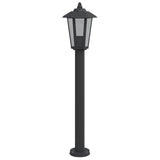 Outdoor Floor Lamps 3pcs Black 80 cm Stainless Steel 4006386