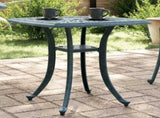 Garden Table Green 53x53x53 cm Cast Aluminium 4002818