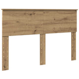 Bed Frame Artisian Oak 140 x 200 cm Solid Pine Wood 3410599