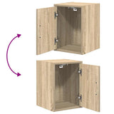 Garage Cabinets 2 pcs Sonoma Oak Engineered Wood 3328262