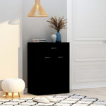 Shoe Cabinet Black 60x35x84 cm Engineered Wood 801072