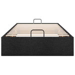 Ottoman Bed Frame without Mattress Black Single Fabric 3310918