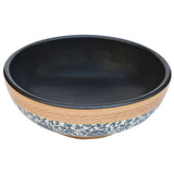 Countertop Basin Multicolour Round 41x14 cm Ceramic 155056