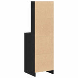 Highboard Black Oak 40 x 40.5 x 135 cm Engineered Wood 865074