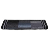 Stair Mats Self-adhesive 15 pcs 65x21x4 cm Black and Grey 326208