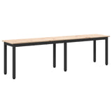 Bench Natural 160 x 35 x 45 cm Solid Pine Wood 892775
