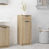 Bathroom Cabinet Sonoma Oak 32x33.5x90 cm Engineered Wood 811289