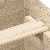 Bed Frame without Mattress Sonoma Oak 90x200 cm Engineered Wood 835927