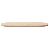 Table Top 110x55x2.5 cm Solid Wood Pine Oval 824365
