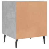 Bedside Cabinets 2 pcs Concrete Grey 40x40x50 cm Engineered Wood 827605