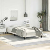 Bed Frame without Mattress White 100x203 cm Twin XL Faux Leather 346931