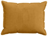Cushion Cover 6 pcs HOUTEN Yellow 80 x 80 cm Corduroy 921654