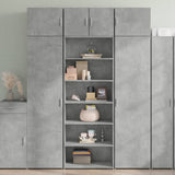 Highboard Concrete Grey 70x41x185 cm Engineered Wood 3281690