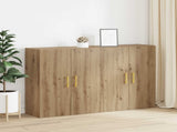 Wall-Mounted Cabinet 2 pcs Artisan Oak 69.5 x 34 x 90 cm 3394513