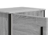 Bedside Cabinets 2 pcs Grey Sonoma 40x30x40 cm Engineered Wood 848521