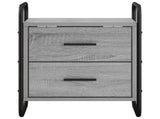 Hanging Bedside Cabinet Grey Sonoma 40 x 30 x 50 cm 8013548