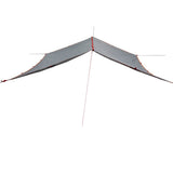 Camping Tarp Grey and Orange 500x294 cm Waterproof 94672