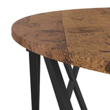 Coffee Table Old Wood 80 x 80 x 42 cm Engineered Wood and Steel 868253