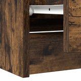 TV Cabinet Smoked Oak 100x35x54 cm Engineered Wood 861800