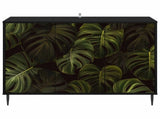 Sideboard ELBURG Black Oak 102 x 33 x 76 cm Engineered Wood 8006973