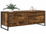 TV Cabinet Smoke Oak 100 x 36 x 49.5 cm Engineered Wood 886620