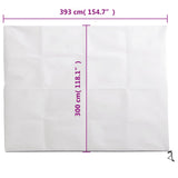 Plant Fleece Covers with Zip 4 pcs 70 g/m 3.93x3 m 3203553