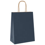 ZNTS Paper Bags 250 pcs with Handles Blue 21x11x28 cm 4101699