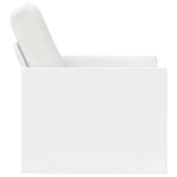 Armchair White 70 x 81 x 82 cm Fabric 42041017