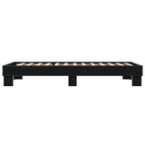 Bed Frame without Mattress Black 90x200 cm 845872