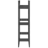 Firewood Rack Grey 60x25x100 cm Solid Wood Pine 822414