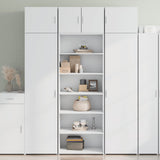 Highboard White 70x41x185 cm Engineered Wood 3281687