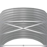 Garden Raised Bed Galvanised Steel 152x80x68 cm Anthracite 318951
