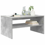 Coffee Table Concrete Grey 80 x 50 x 40 cm Engineered Wood 8000279