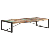 Coffee Table Multicolour Reclaimed Wood Large Durable 321589