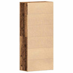 Shoe Cabinet with Door Brown 80 x 39 x 180 cm Engineered wood 3333873
