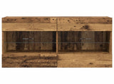 TV Wall Cabinet Old Wood 98.5 x 30 x 60.5 cm Engineered Wood 8000985