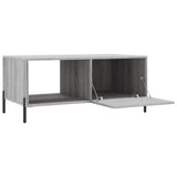 Coffee Table Grey Sonoma 90x50x40 cm Engineered Wood 829226