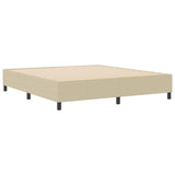 Platform Bed Frame Grey Green 180 x 200 cm Fabric 3337426