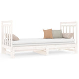 Pull-out Day Bed without Mattress White 2x cm 3124773