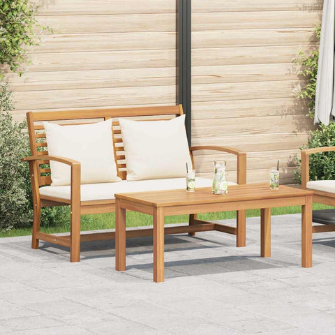 Garden Sofa Set Natural Solid teak wood 42006406