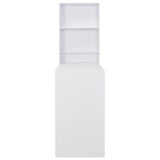 Bar Table with Cabinet White 115x59x200 cm 280227