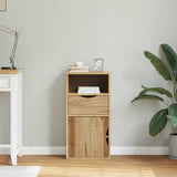 Side Cabinet with Drawer ODDA 40x24x79 cm Solid Wood Pine 4103599