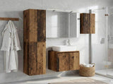 Bathroom Cabinet Set 5 pcs Old Wood Engineered Wood 3407317