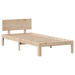 Bed Frame with Drawers without Mattress 75x190 cm Small Single 3301968