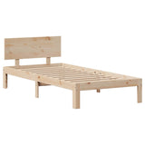 Bed Frame with Drawers without Mattress 75x190 cm Small Single 3301968