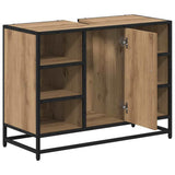 Bathroom Cabinet Artisan Oak 80 x 33 x 60 cm Engineered Wood 883638