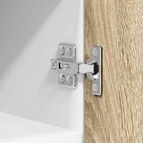 Hanging Cabinet Riga 2 pcs Sonoma Oak and White 30 x 31 x 40 cm 884119