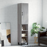 Highboard Grey Sonoma 34.5x34x180 cm Engineered Wood 3199007