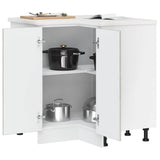 Kitchen Corner Base Cabinet Lucca Grey Sonoma Engineered Wood 853753