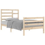 Bed Frame without Mattress Solid Wood 100x200 cm 3105850
